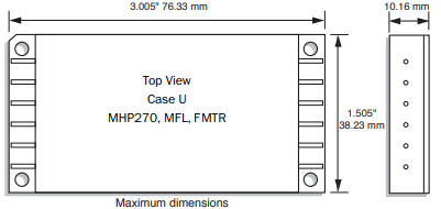 Interpoint FMTR系列DC/DC轉(zhuǎn)換器FMTR283R3S Interpoint FMTR系列DC/DC轉(zhuǎn)換器FMTR283R3S