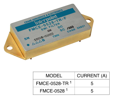 FMCE-0528 EMI濾波器Interpoint FMCE-0528 EMI濾波器Interpoint