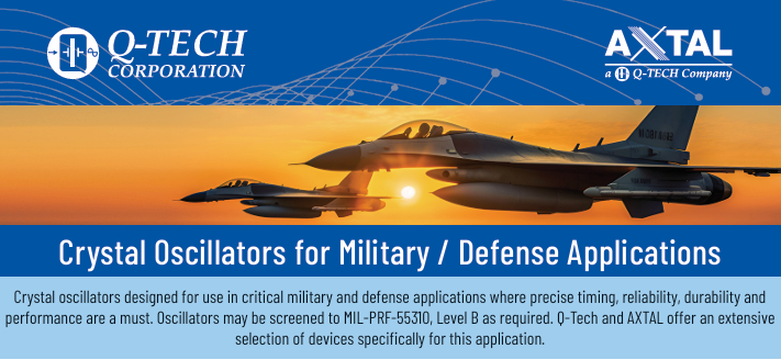 Q-Tech軍用國(guó)防晶振XO,VCXO,TCXO,OCXO,MCXO,SAW